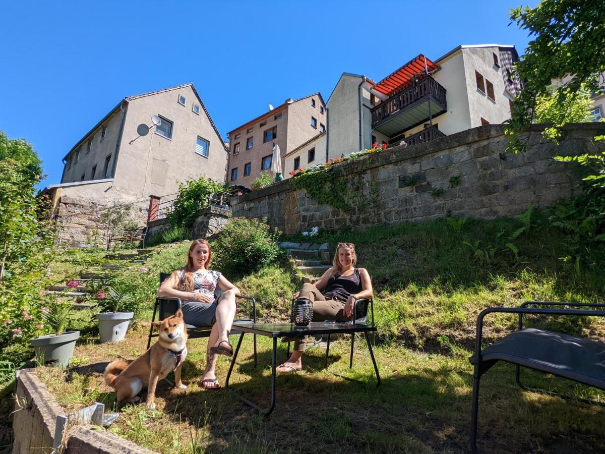 Urlaubstraum Mit Pool, Terrasse & Fluss Im Garten - Ut Apartman Sebnitz Kültér fotó