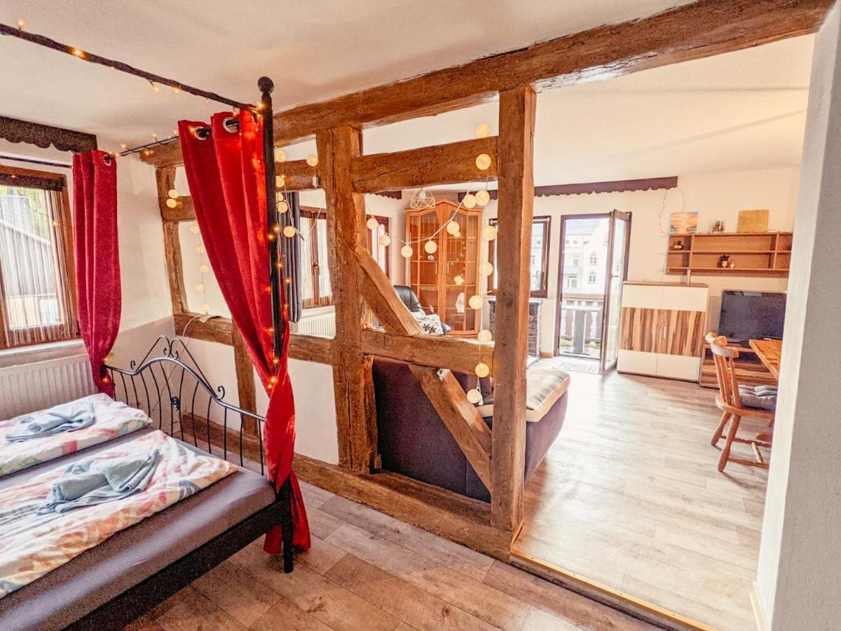 Urlaubstraum Mit Pool, Terrasse & Fluss Im Garten - Ut Apartman Sebnitz Kültér fotó