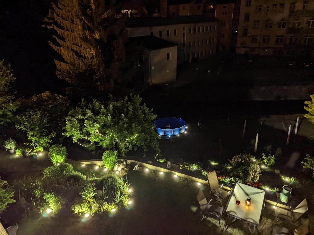 Urlaubstraum Mit Pool, Terrasse & Fluss Im Garten - Ut Apartman Sebnitz Kültér fotó